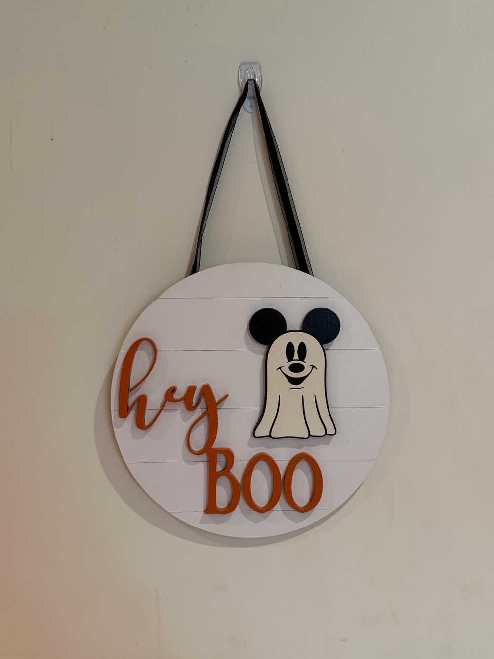 Mickey Ghost halloween fall sign